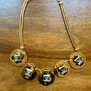 Lulu Frost Gold & Tortoise Art Deco Necklace